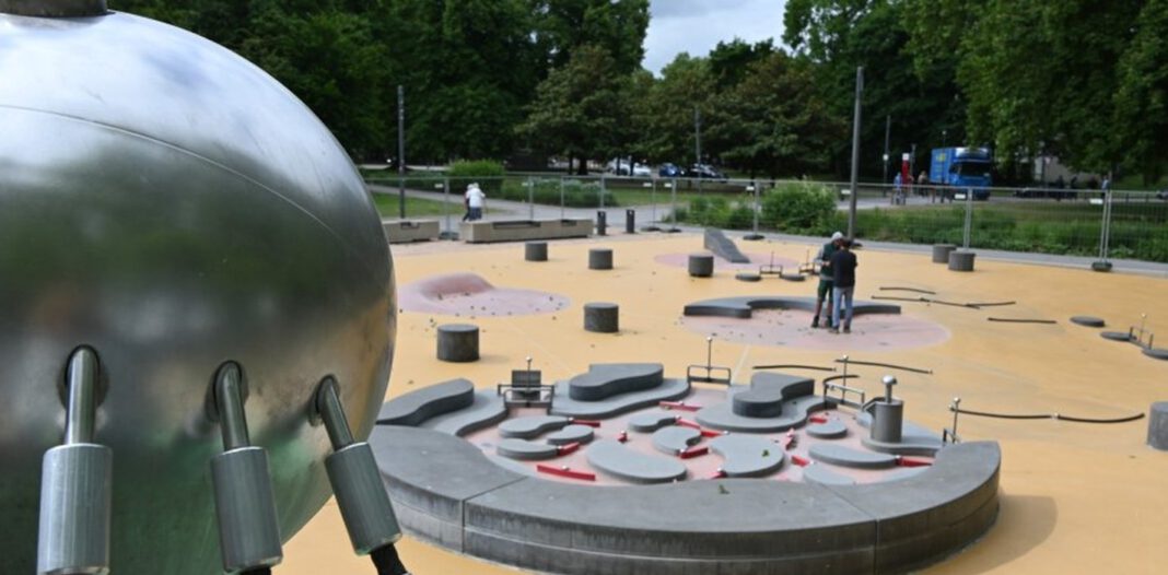 Wasserspielplatz vorübergehend außer Betrieb nach Steuerungsstörung